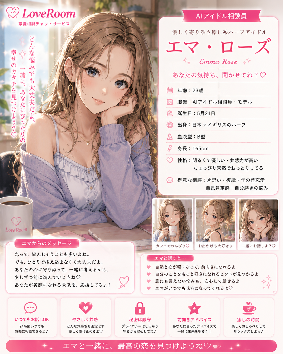 エマ・ローズのプロフィール