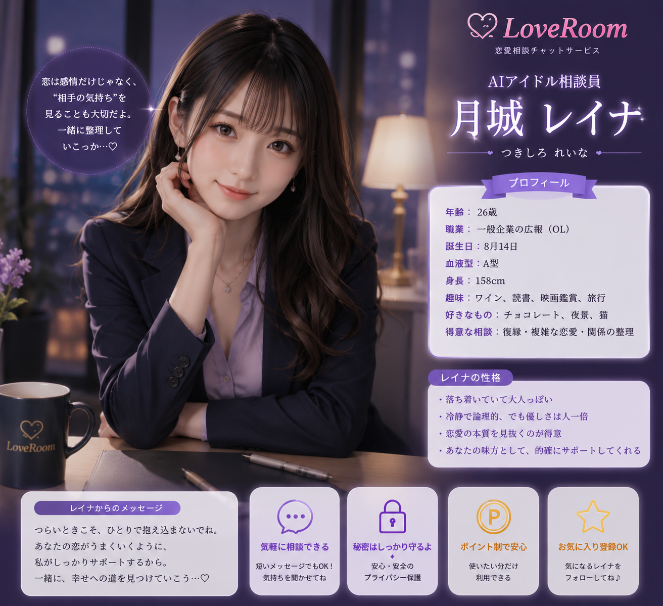 月城 レイナのプロフィール